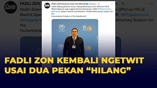 Dua Minggu Hilang usai Sindir Jokowi soal Banjir Sintang, Fadli Zon Kembali Muncul di Twitter