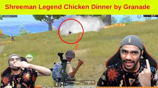 Shreeman Legend Chicken Dinner by Granade | PUBG mobile | #shreemanlegendarmy #shreemanlegendlive