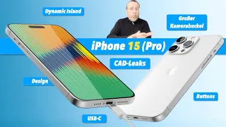 iPhone 15 & iPhone 15 Pro: Neue Leaks, CAD-Zeichnungen & ein dicker Kamera-Buckel!