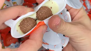 NEW! 300 Kinder Joy  | Satisfying Video ASMR Chocolate | A lot of Kinder Surprise Egg Opening