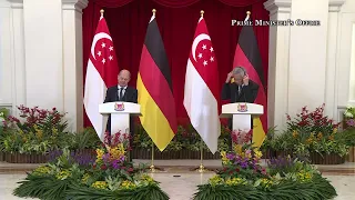 Joint Press Conference between PM Lee Hsien Loong and German Chancellor Olaf Scholz