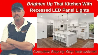 How to Install Recessed LED Panel Lights