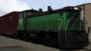 TrainSimurator2019 Marias Pass Route Add-On(EMD SW1500 Switcher Burlingyton) FHD60p