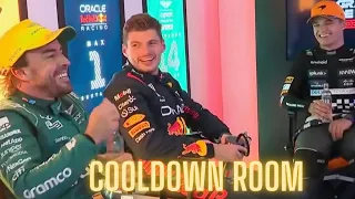 Cooldown Room Brazil GP 2023   #formula1 #maxverstappen #fernandoalonso #landonorris  #f1