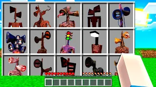 ALLE SIREN HEAD Charaktere SPIELEN in Minecraft