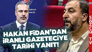 Hakan Fidan'dan İranlı Gazetecinin Sorusuna Tarihi ABD Cevabı! 'Onların Durduğu Yer...'