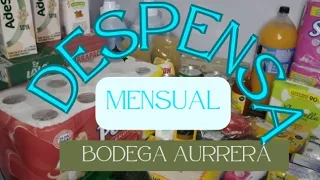 Despensa mensual en Bodega Aurrerá 🛒