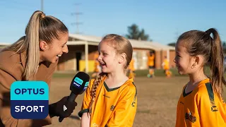 How a Matilda inspired the next generation at a grassroots football club 🥰