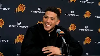 Devin Booker reacts to 51-point haul in Suns' 132-113 win over Bulls