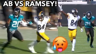 When Antonio Brown FACED Jalen Ramsey! Antonio Brown vs Jalen Ramsey! (WR vs CB)