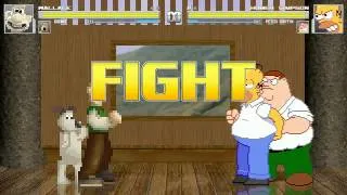AN Mugen #32: Wallace & Gromit VS Homer Simpson & Peter Griffin