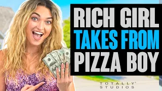RICH GIRL Takes Money from Delivery Driver. The End will Surprise You. Totally Studios.