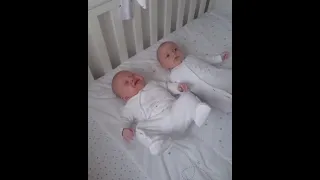 Twin Gets Startled And Starts Crying When Baby Sneezes - 1356815