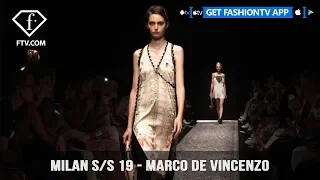 Milan Fashion Week Spring/Summer 2019 - Marco De Vincenzo | FashionTV | FTV