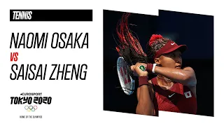 Naomi Osaka vs Saisai Zheng | Tennis Highlights | Olympic Games - Tokyo 2020