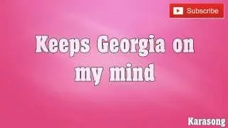 GEORGIA ON MY MIND - ( KARAOKE )