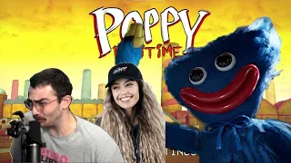 Hasanabi plays spooky game Poppy Playtime Chapter 1 with Rae [Part 1]
