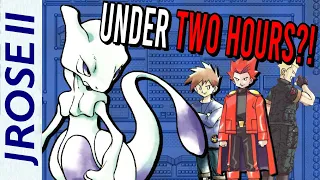 Is it Possible to do a Solo Run in Pokemon Red/Blue in UNDER TWO HOURS?!
