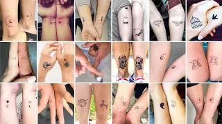 20+ Small Matching tattoos for Couples | couple tattoo ideas | small tattoos for couple 💕