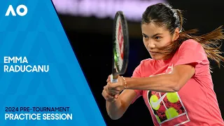 Emma Raducanu Practice Session | Australian Open 2024