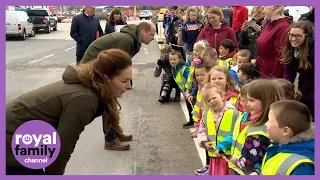 'Call Me Catherine' - Kate Middleton Charms Young Children During Orkney Marine Visit