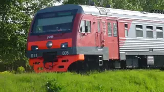 Пригородный поезд №6508 Псков - Луга, ДТ1-005