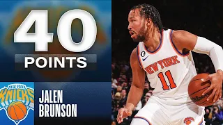 Jalen Brunson's BIG 40 Point Performance in Knicks W | February 13, 2023