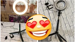 Покупка с AliExpress ❤️кольцевая лампа 💡 обзор покупки 🛍