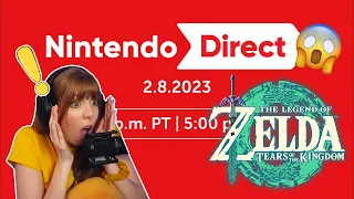 I AM EMOTIONAL | Feb 8th 2023 Nintendo Direct Reaction