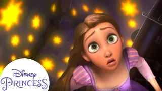 Rapunzel Has a Vision About Her Parents | Tangled | Disney Princess