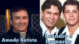 LEANDRO E LEONARDO, AMADO BATISTA OS MAIORES SUCESSOS SERTANEJOS E OUTRAS A LEMBRAR PT04 SERTANEJO