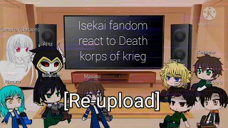 [re-edited] Isekai fandom react to death korps of krieg