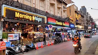 Bangkok Sukhumvit Road Walking Tour - Asok to Nana [4K]