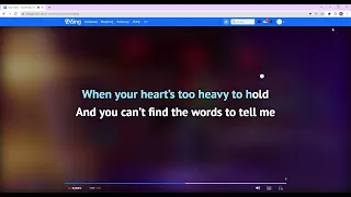 Sara James – Somebody   (Ising karaoke)