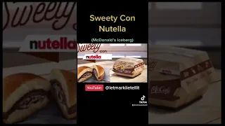 McDonald’s Nutella Burger ONLY Available In Italy #shorts