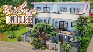 Городские таунхаусы📫│Строительство│Urban Townhouses│SpeedBuild│NO CC [The Sims 4]