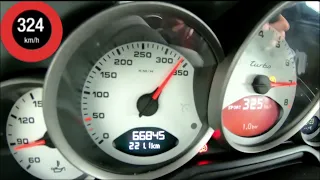 Porsche GT2 Turbo Acceleration 0-388   2000HP Extreme Fast Top Speed
