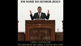 CULTO ONLINE CCB - DEUS E ONIPRESENTE #SHORTS