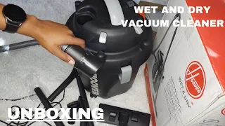 Unboxing Hoover Wet and Dry Vacuum Cleaner HWD20, How to use Wet and Dry Vacuum Cleaner