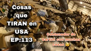 Cosas que TIRAN en USA EP:113 (Contenedor con muchas cosas) 😳