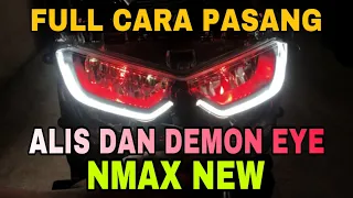 Full cara pasang alis dan demon nmax new