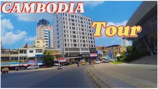 DRIVE TOUR AROUND PHNOM PENH CITY IN CAMBODIA