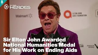 Sir Elton John Awarded National Humanities Medal by Joe Biden for His Work on Ending AIDS