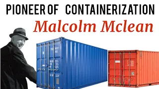 🇺🇲 Malcolm  McLean was an American businessman who invented the modern intermodal shipping container