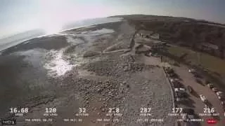 F450 flight at Llantwit Major Beach