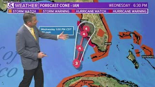 Hurricane Ian expected to make landfall in Florida as Cat 4 Hurricane