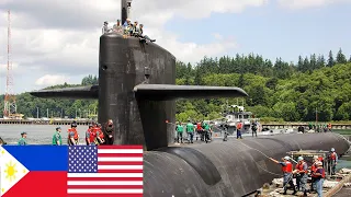 US Navy Ballistic Missile Submarine Arrive in the Philippine Sea