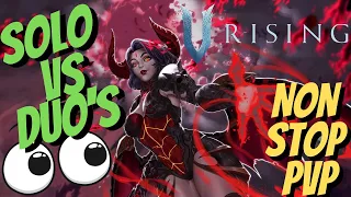 V Rising PvP Montage 🧛‍ - SOLO GAMEPLAY | DUO PVP SERVER