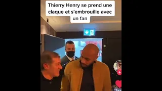 Thierry Henry remet à l'ordre un alcoolique qui lui met une claque