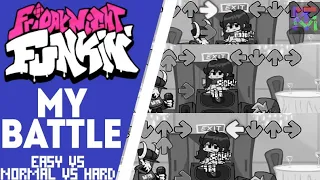 [MOD] MyBattle by Tenzubushi - Difficulty Comparison | Friday Night Funkin'